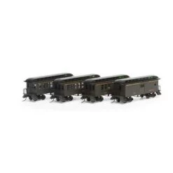 Athearn 12407 SP Overton Coach 4pk, N Scale