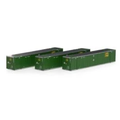 Athearn 17310 EMP 53' Container 3pk, N Scale
