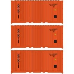 Athearn 17698 SSI 20' Cont. 3pk