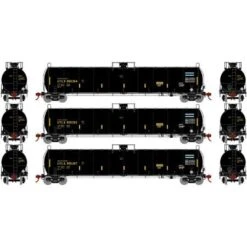 Athearn 3571 UTLX Tank Car 3pk, N Scale