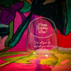 Personalized Mother's Message Sapporo Angle Vase