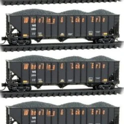 Micro Trains 98300194 W&le 3 Bay Hopper 4pk, N