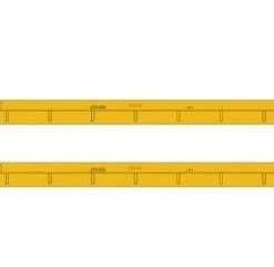 Micro Trains 99302206 FTTX Flat Car 2pk, N Scale