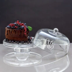 Engraved Pedestal Cake Set