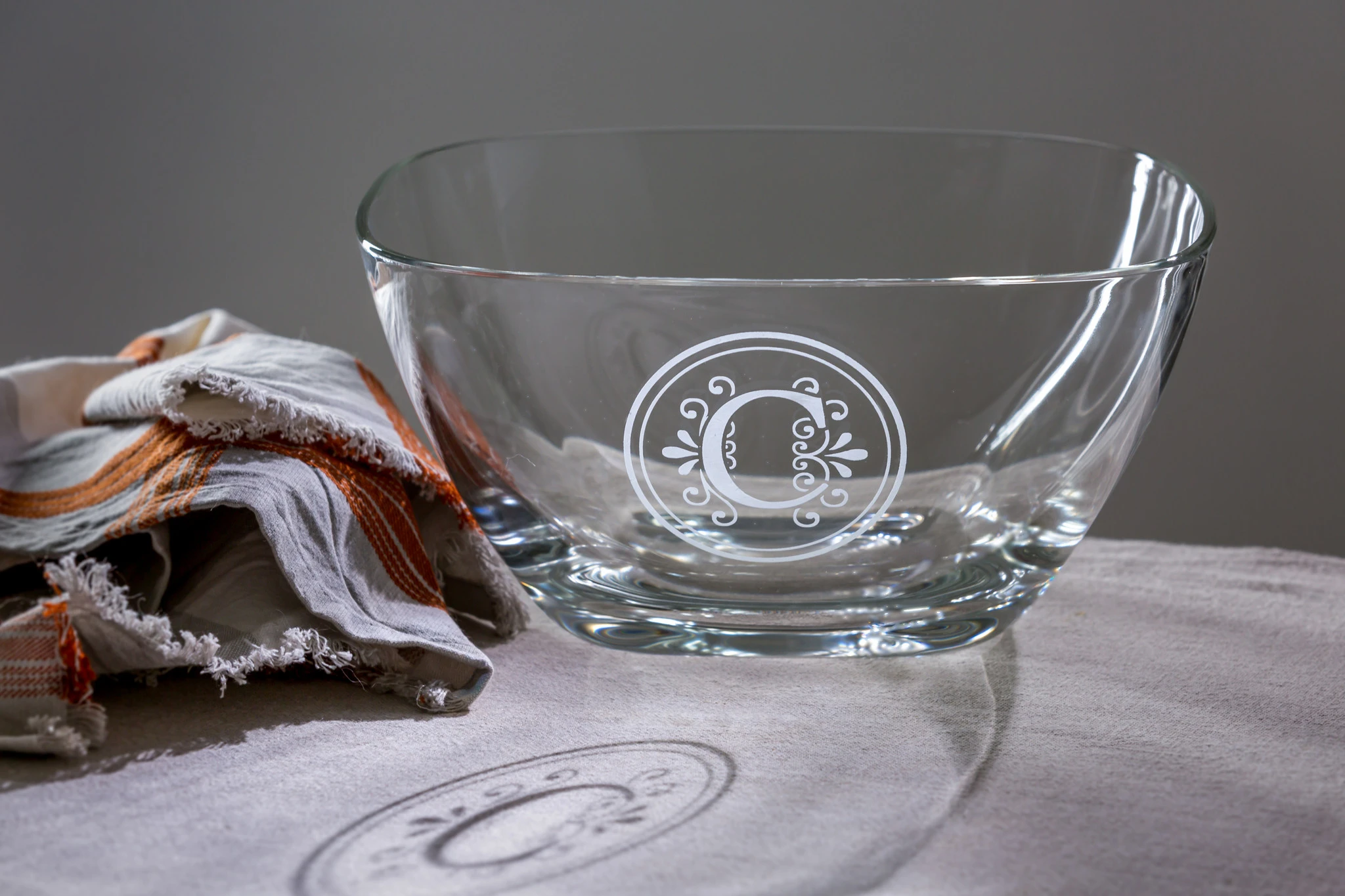 Aviva 11” Personalized Centerpiece Bowl 1 Aviva 11” Personalized Centerpiece Bowl