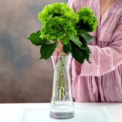 Oder Crystal Vase Personalized12"