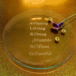 Personalized Mother's CrystalPlatter